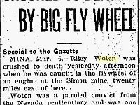 Reno Evening Gazette Wednesday March 5 1919  1919 3-5 Reno Evening gazette